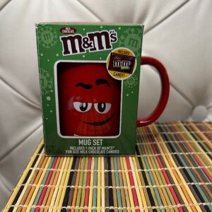 M&M'S Red Mug with Milk Chocolate Candies